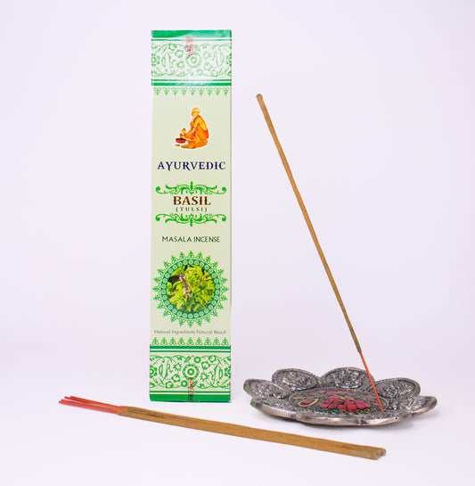 🎇清新提神🎇Ayurvedic羅勒印度天然手工線香