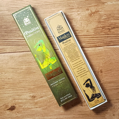 💚香氣轉化正能量💚Himalaya Incense魔法顯化系列-正能量(Positive Vibrations)天然手工線香