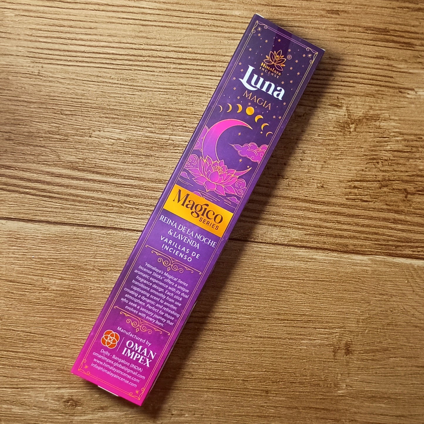 🌝月亮的神秘力量助你好眠🌝Himalaya Incense魔法顯化系列-安眠月色(Moon Magic)天然手工線香