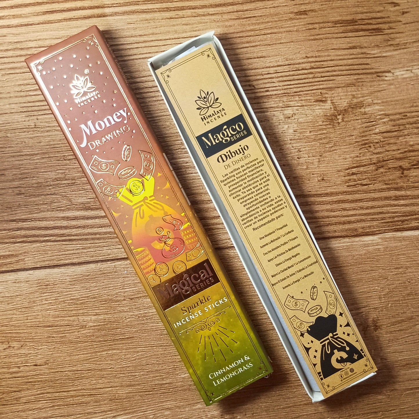 🌟顯化財源廣進錢錢能力🌟Himalaya Incense魔法顯化系列-錢錢來(Money Drawing)天然手工線香