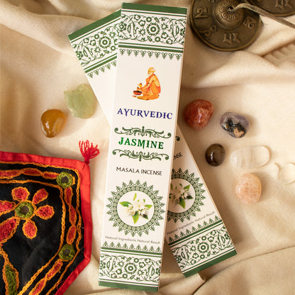 🎇優雅魅力香氣🎇Ayurvedic茉莉印度天然手工線香