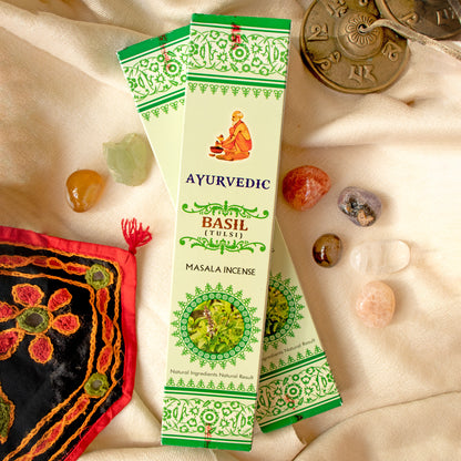 🎇清新提神🎇Ayurvedic羅勒印度天然手工線香