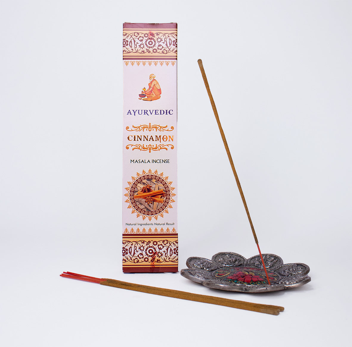 🎇香甜溫暖活力🎇Ayurvedic肉桂印度天然手工線香