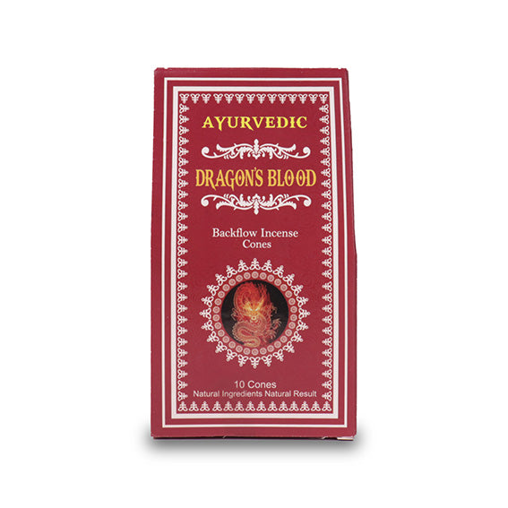 🎇強中之強之淨化火焰🎇Ayurvedic龍血印度天然手工倒流香塔