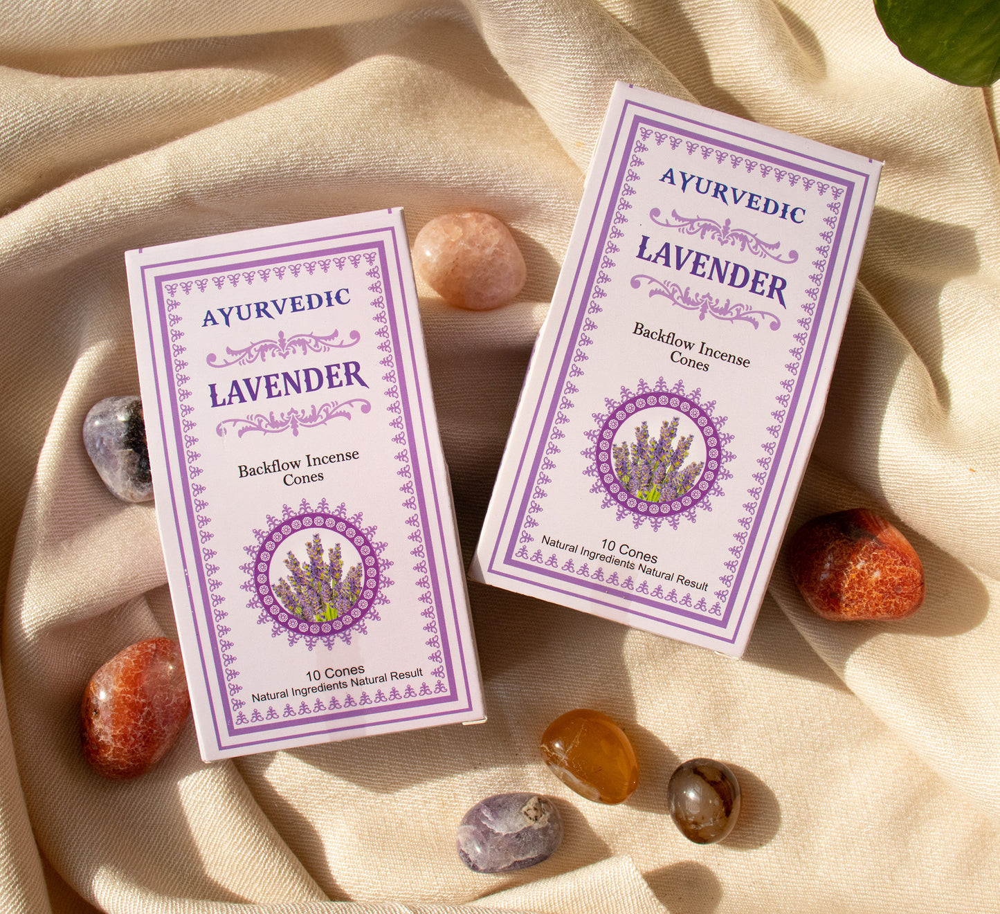 🎇放鬆身心🎇Ayurvedic薰衣草印度天然手工倒流香塔