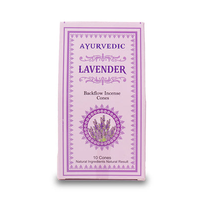 🎇放鬆身心🎇Ayurvedic薰衣草印度天然手工倒流香塔