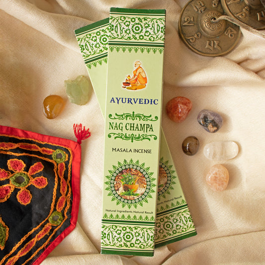 🎇提升靈性力量🎇Ayurvedic Nag champa印度天然手工線香