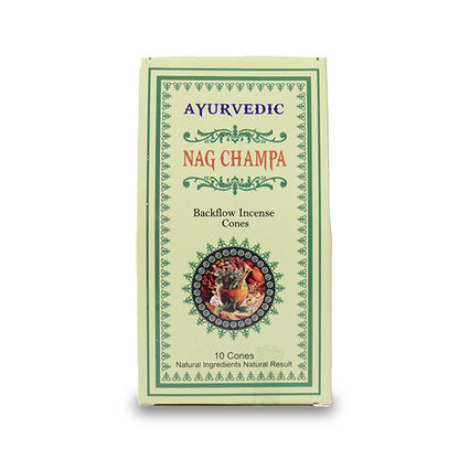 🎇放鬆身心🎇Ayurvedic Nag Champa 印度天然手工倒流香塔