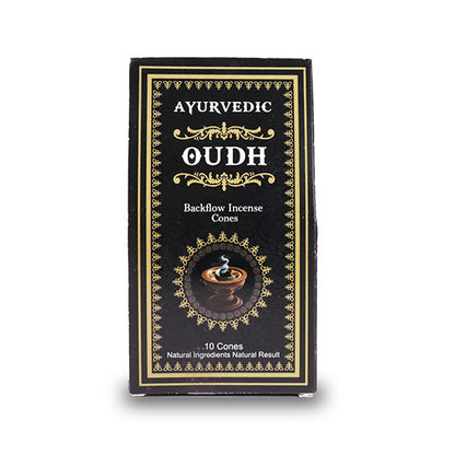 🎇東方招財黑金🎇Ayurvedic烏木印度天然手工倒流香塔