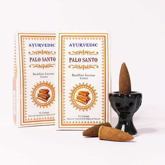 🎇神聖淨化之王🎇Ayurvedic秘魯聖木印度天然手工倒流香塔