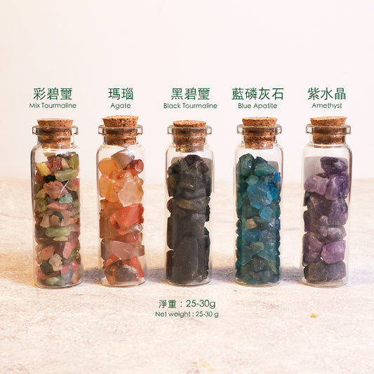 水晶碎石許願瓶
