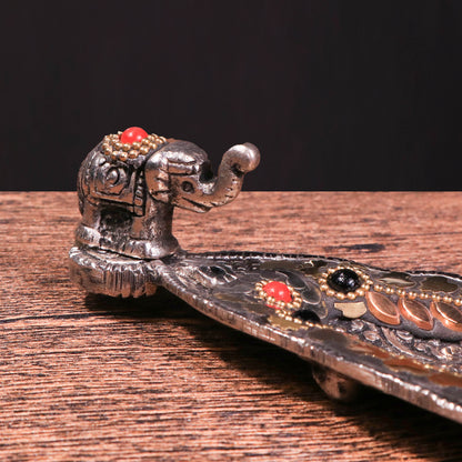 多色大象線香座