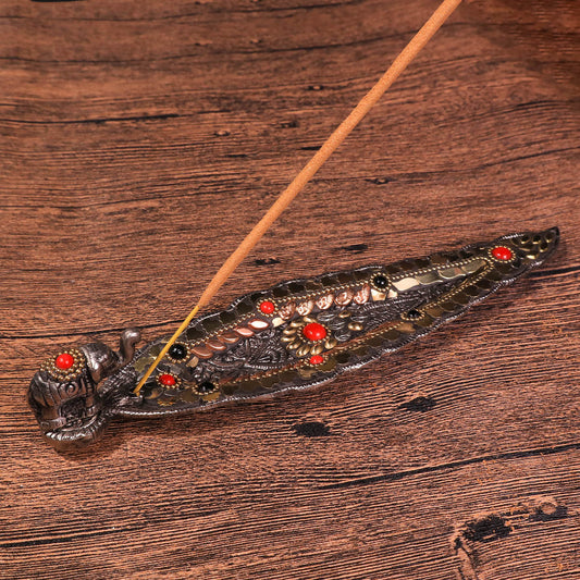 多色大象線香座