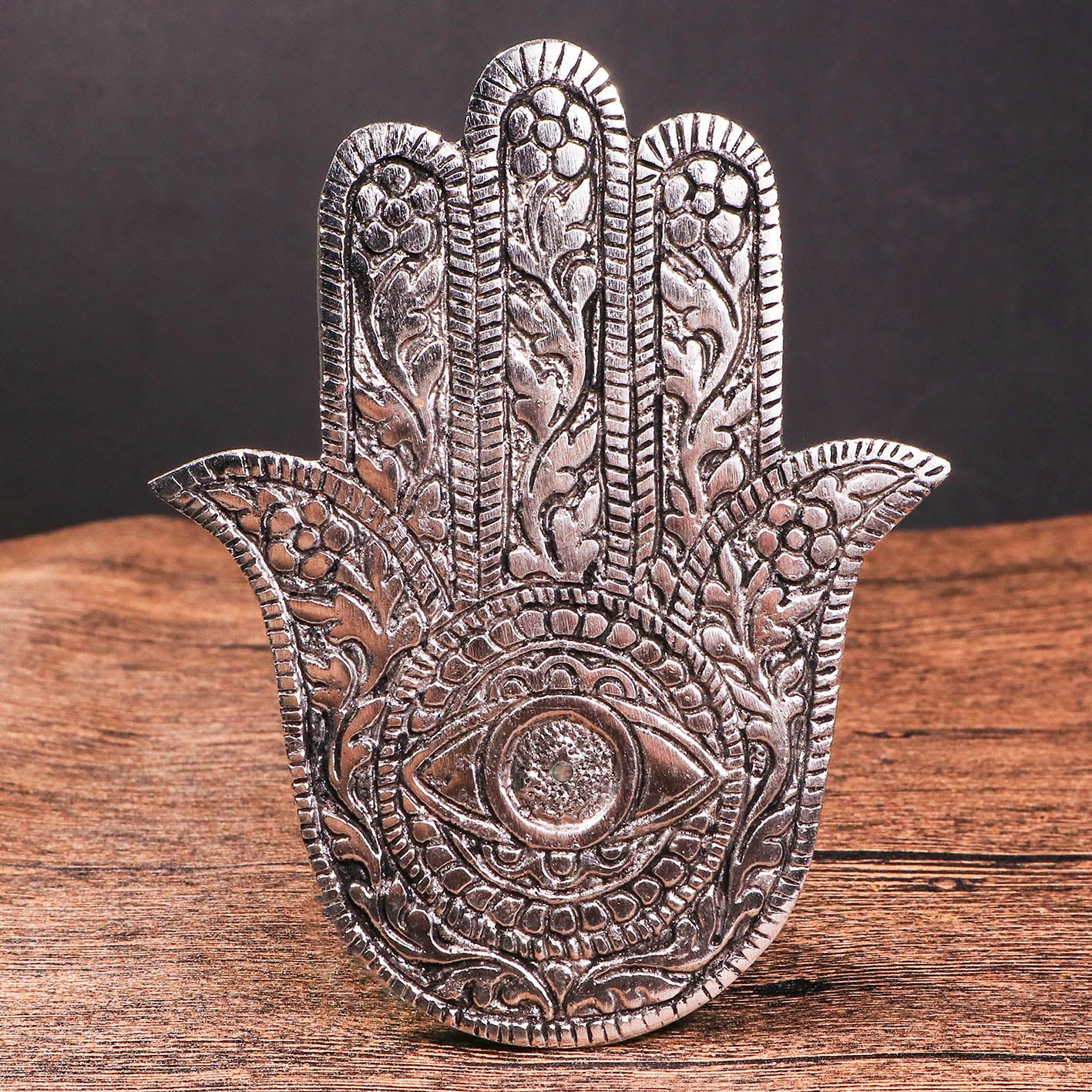 法蒂瑪之手雕花銅製線香座